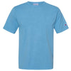 Champion Men's Delicate Blue Garment Dyed Short Sleeve T-Shirt
