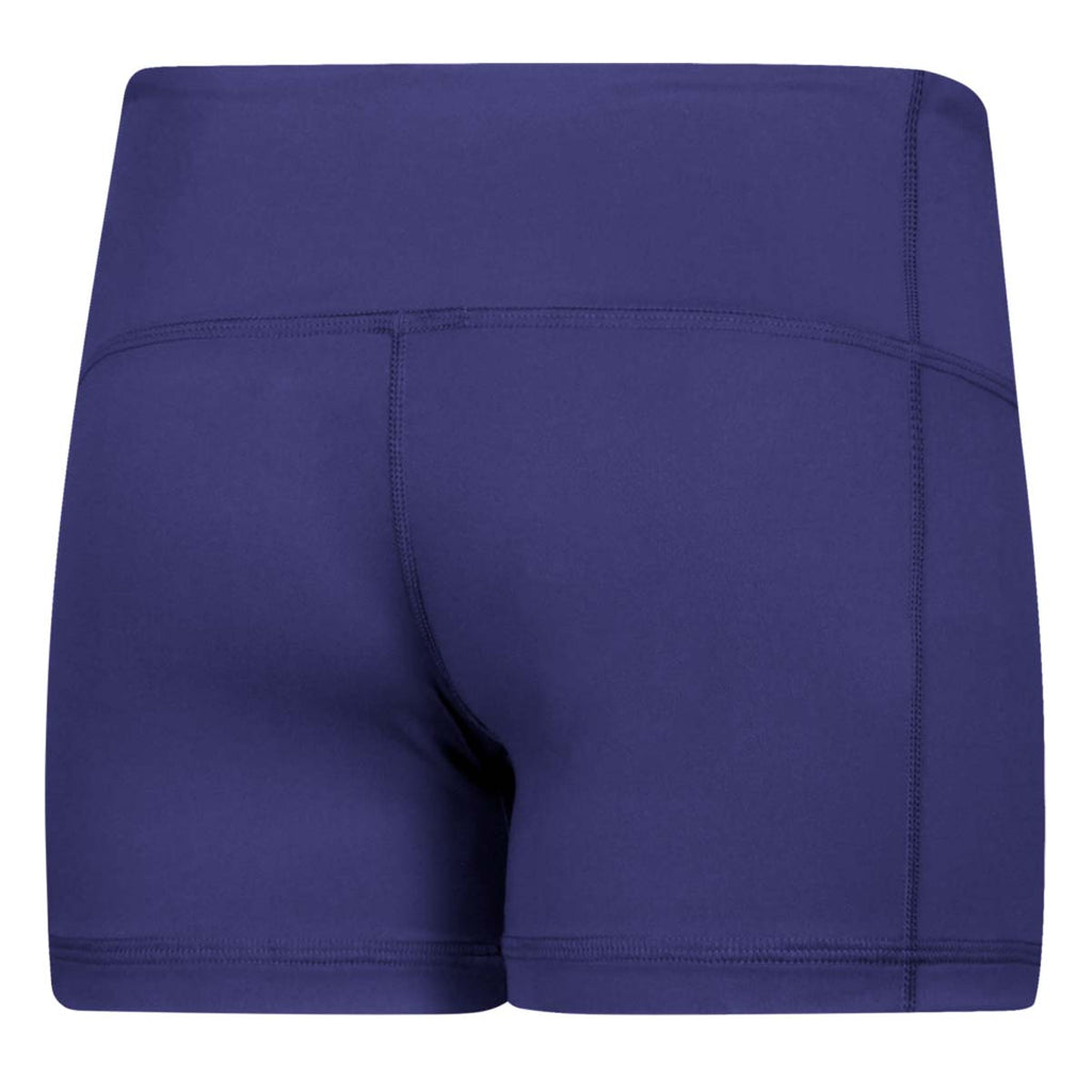 adidas Women's Collegiate Purple Techfit 4" Shorts