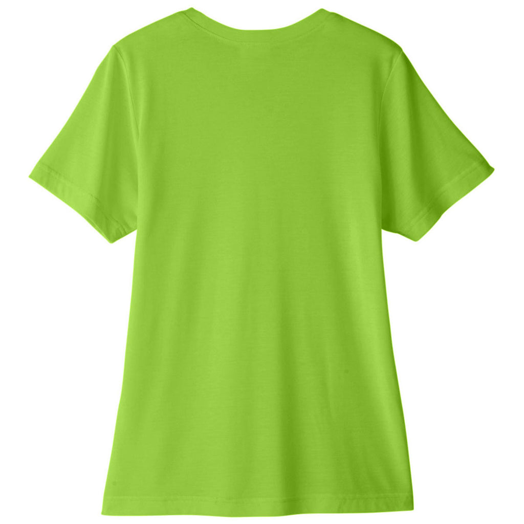 Core 365 Women's Acid Green Fusion ChromaSoft Performance T-Shirt