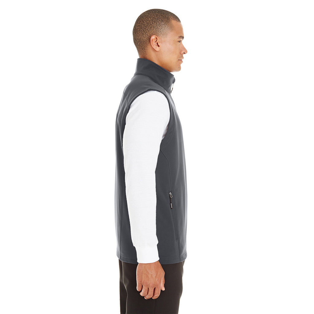 Core 365 Men's Carbon Cruise Two-Layer Fleece Bonded Soft Shell Vest