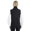 Core 365 Women's Black Cruise Two-Layer Fleece Bonded Soft Shell Vest