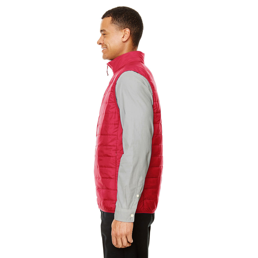 Core 365 Men's Classic Red Prevail Packable Puffer Vest