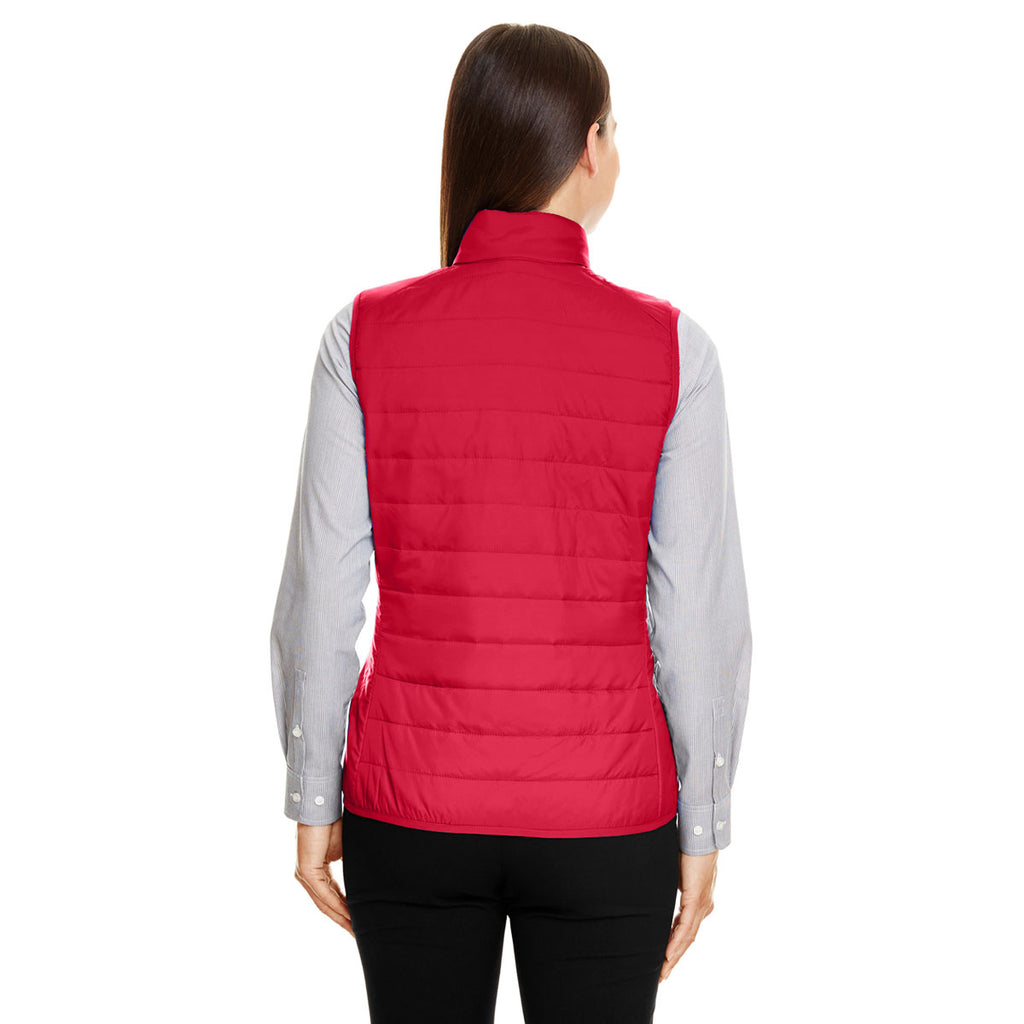 Core 365 Women's Classic Red Prevail Packable Puffer Vest