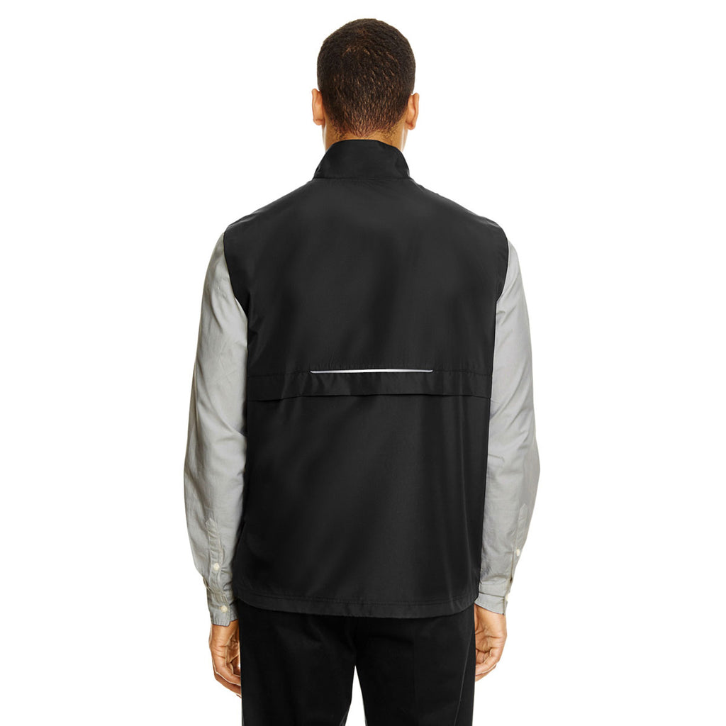 Core 365 Men's Black/Carbon Techno Lite Unlined Vest
