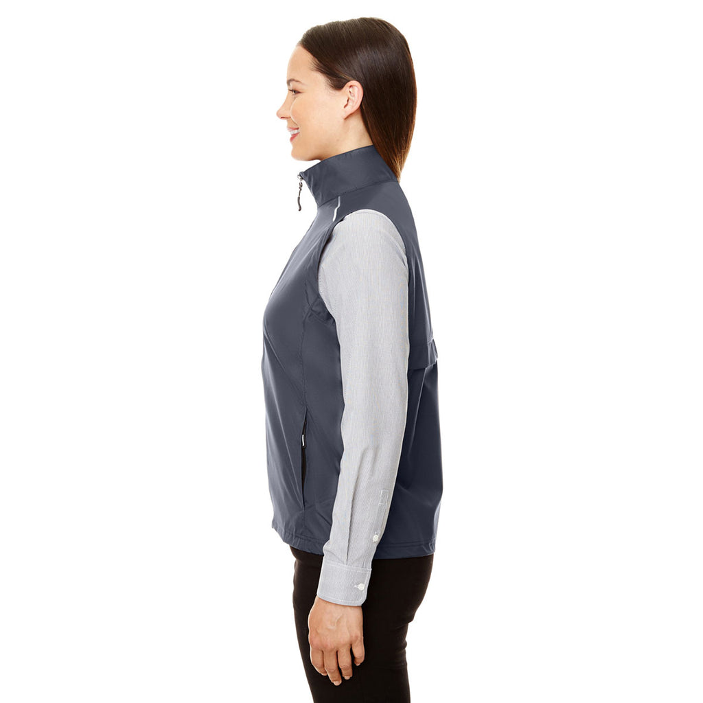 Core 365 Women's Carbon/Black Techno Lite Unlined Vest