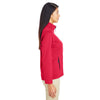 Core 365 Women's Classic Red Techno Lite Three-Layer Knit Tech Shell