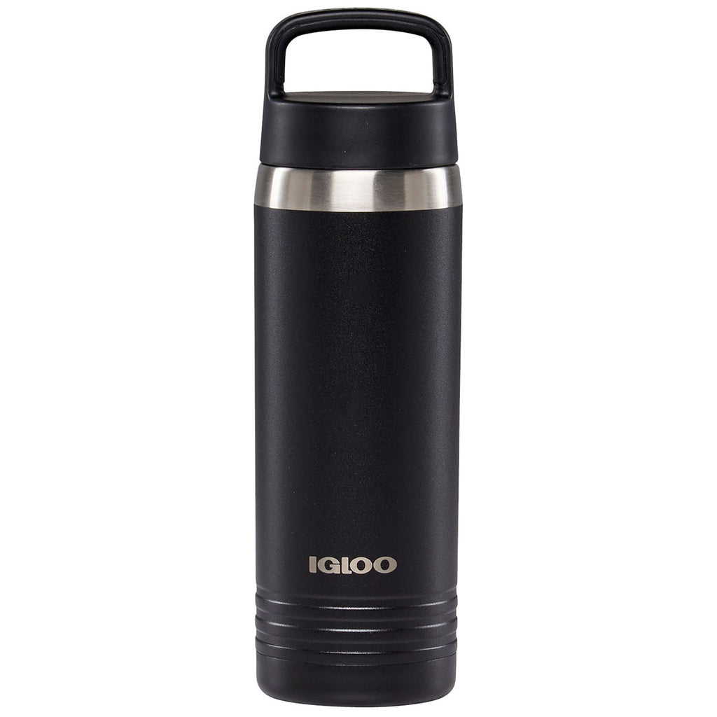 Igloo Black 24 oz. Vacuum Insulated Bottle
