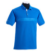 Callaway Men's Magnetic Blue Embossed Athletic Polo