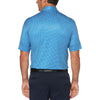 Callaway Men's Magnetic Blue Gingham Polo