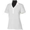 Callaway Women's White Fine Line Core Stripe Polo