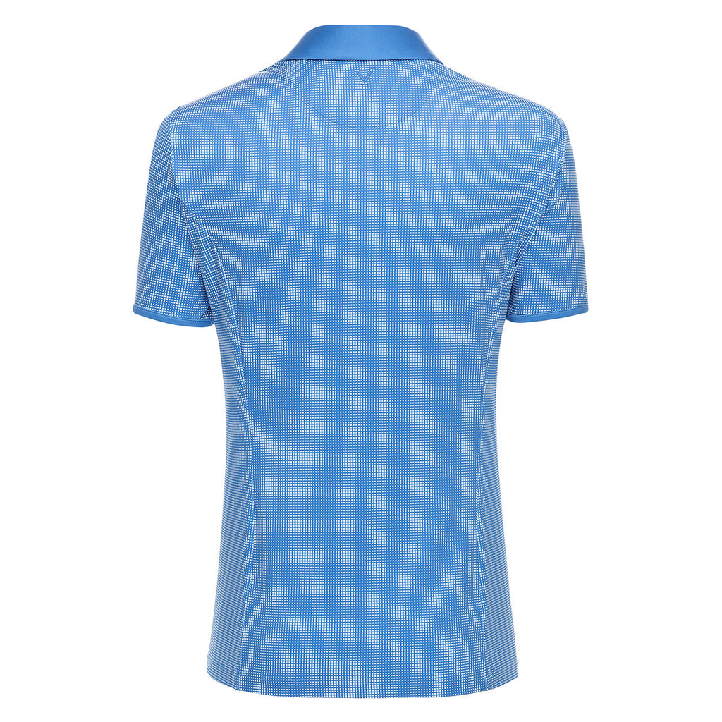 Callaway Women's Magnetic Blue Gingham Polo