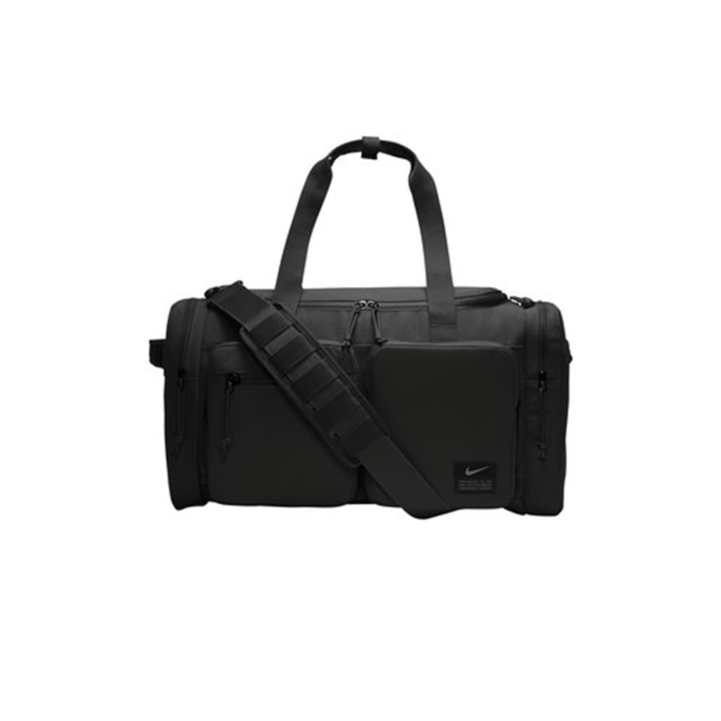 nike black utility duffel