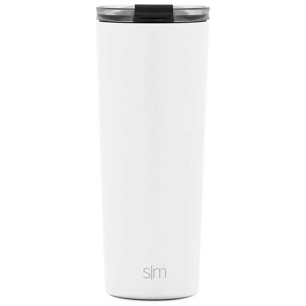 Simple Modern Winter White Classic Tumbler with Clear Flip Lid & Straw - 24oz
