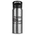Columbia Silver 18 oz. Double-Wall Vacuum Bottle with Sip-Thru Top
