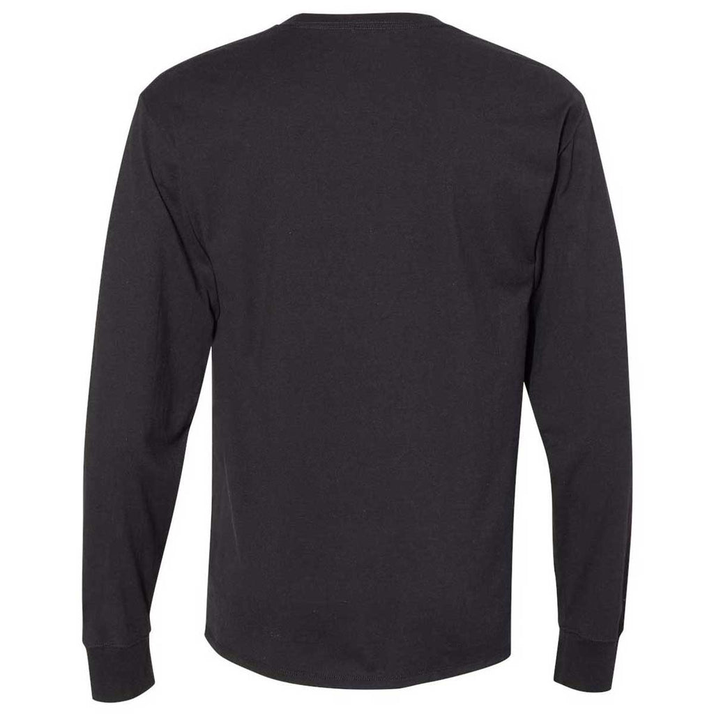 Champion Men's Black Premium Fashion Classics Long Sleeve T-Shirt