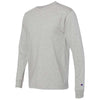 Champion Men's Oxford Grey Premium Fashion Classics Long Sleeve T-Shirt