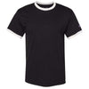 Champion Men's Black/Chalk White Premium Fashion Ringer T-Shirt