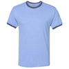Champion Men's Light Blue Heather/Navy Heather Premium Fashion Ringer T-Shirt