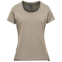 Stormtech Women's Taupe Montebello Performance Short Sleeve Tee