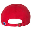 Champion Bright Red Scarlet Jersey Knit Dad Cap