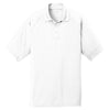 CornerStone Men's White Select Lightweight Snag-Proof Tactical Polo