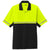 CornerStone Men's Safety Yellow/Black Lightweight Snag Proof Enhanced Visibility Polo