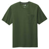 CornerStone Men's Dark Green Workwear Short Sleeve Pocket Tee