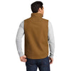 CornerStone Men's Duck Brown Duck Bonded Soft Shell Vest