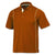 BAW Men's Texas Orange/White Color Rib Shoulder Cool Tek Polo