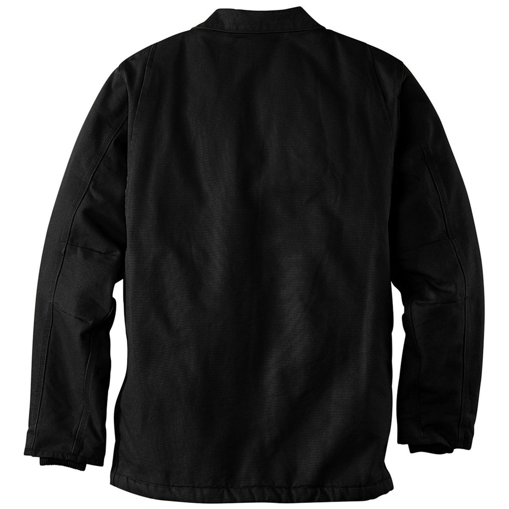 Carhartt Men's Black Sherpa-Lined Coat