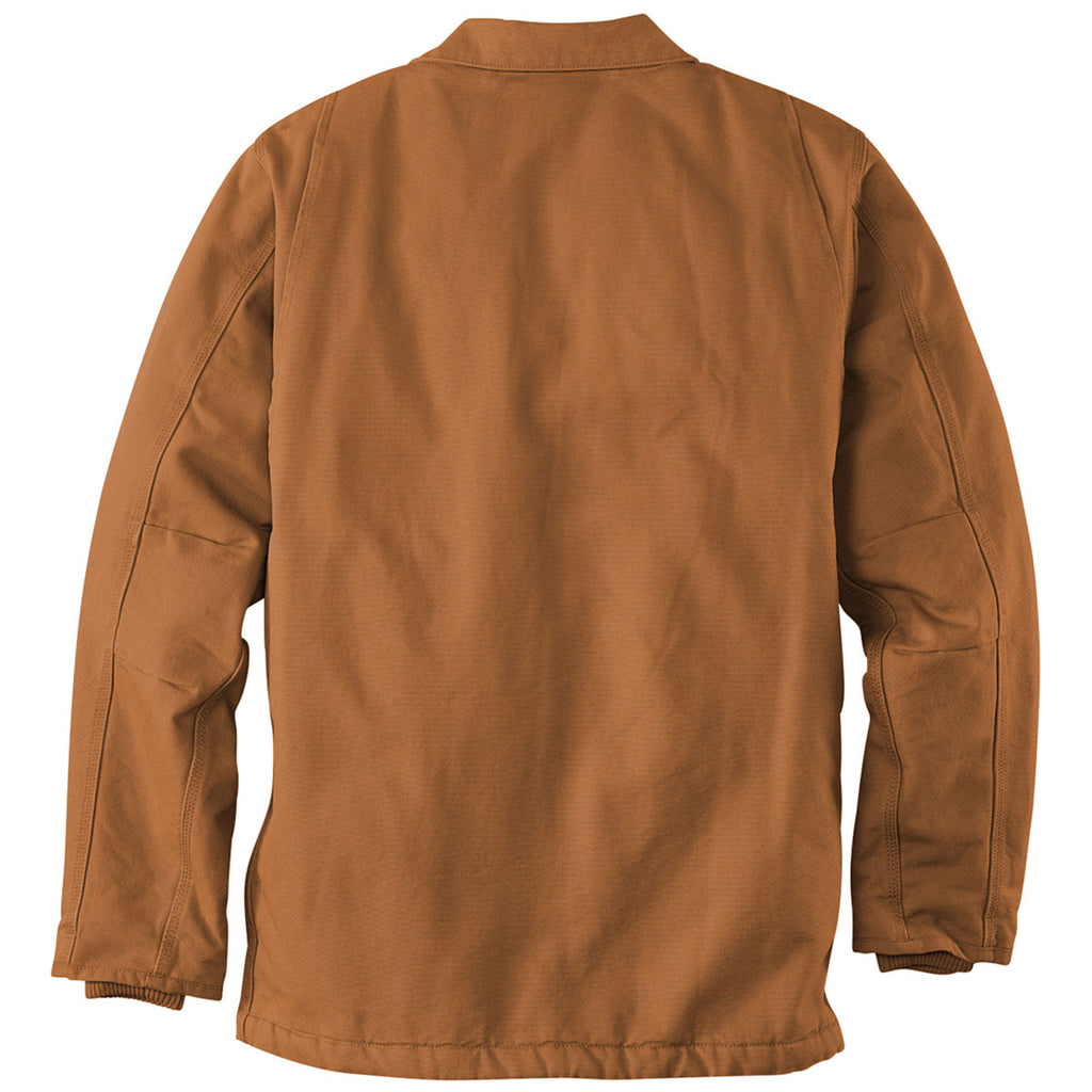 Carhartt Men's Carhartt Brown Sherpa-Lined Coat