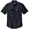 Carhartt Men's Navy Force Solid Short Sleeve Shirt
