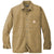 Carhartt Men's Dark Khaki Rugged Flex Fleece-Lined Shirt Jac