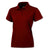 BAW Women's Red Solid Cool Tek Polo