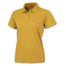 BAW Women's Vegas Gold Solid Cool Tek Polo