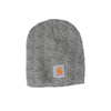 Carhartt Men's Heather Grey/Coal Heather Acrylic Knit Hat