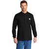 Carhartt Men's Black Long Sleeve Henley T-Shirt