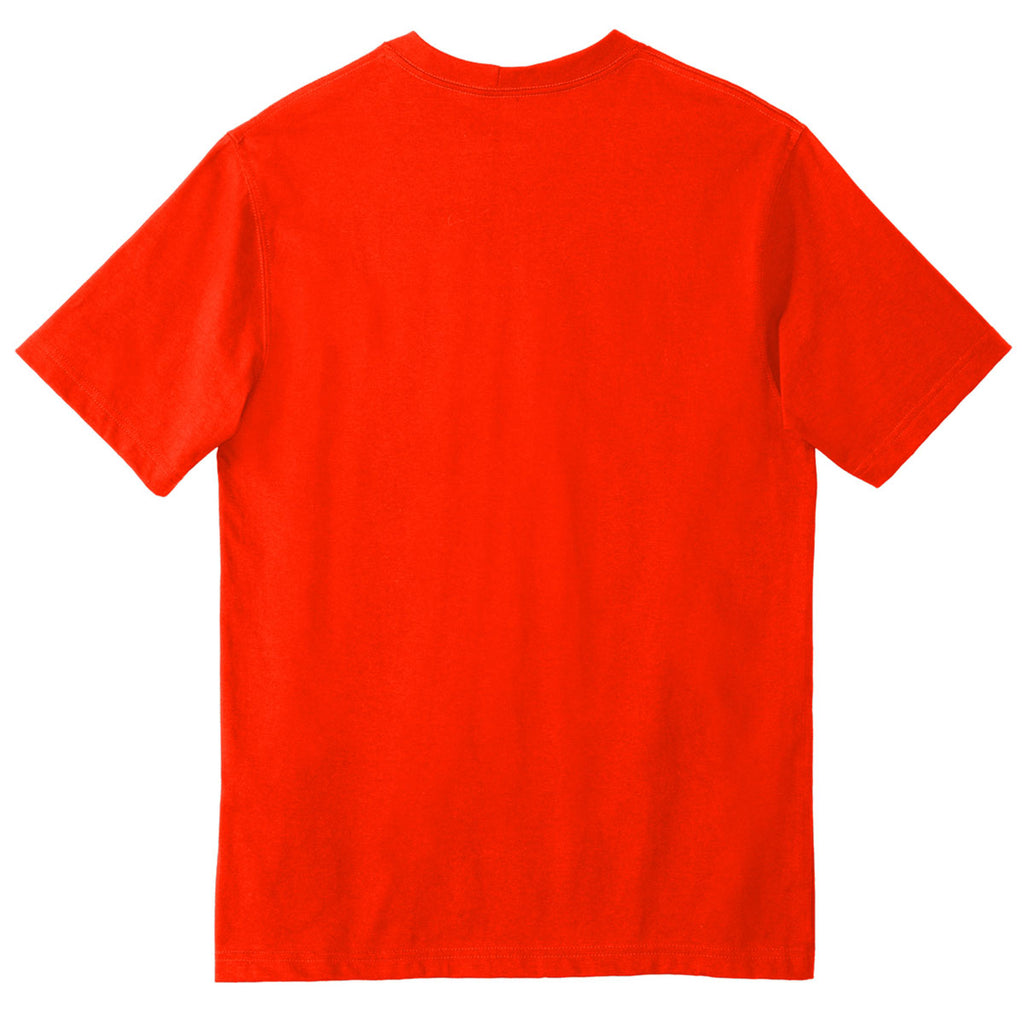 Carhartt Men's Brite Orange Workwear Pocket Short Sleeve T-Shirt