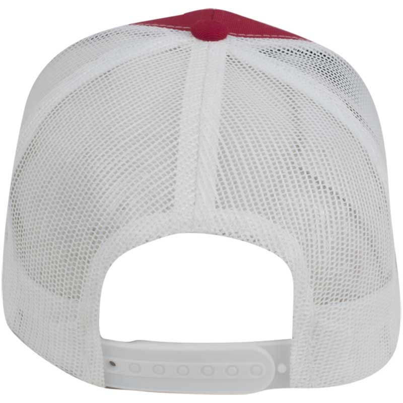Clique Red/White Classic Fit Mesh Snap Back Cap