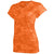 Champion Women's Safety Orange Camo Double Dry 4.1-Ounce V-Neck T-Shirt