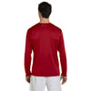 Champion Men's Double Dry Scarlet Red L/S Performance T-Shirt