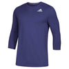 adidas Men's Collegiate Purple Fielder's Choice 2.0 3/4 Baselayer