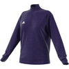 adidas Women's Collegiate Purple Melange Team Issue Quarter Zip