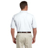 Devon & Jones Men's White Tall Pima Pique Short-Sleeve Polo