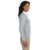 Devon & Jones Women's Grey Heather V-Neck Sweater