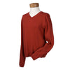 Devon & Jones Women's Red V-Neck Sweater