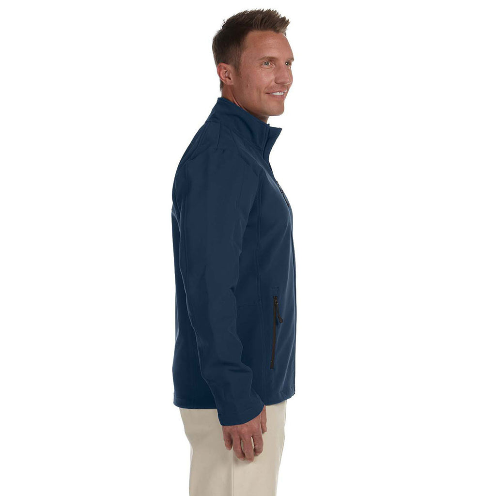Devon & Jones Men's New Navy Doubleweave Tech-Shell Duplex Jacket