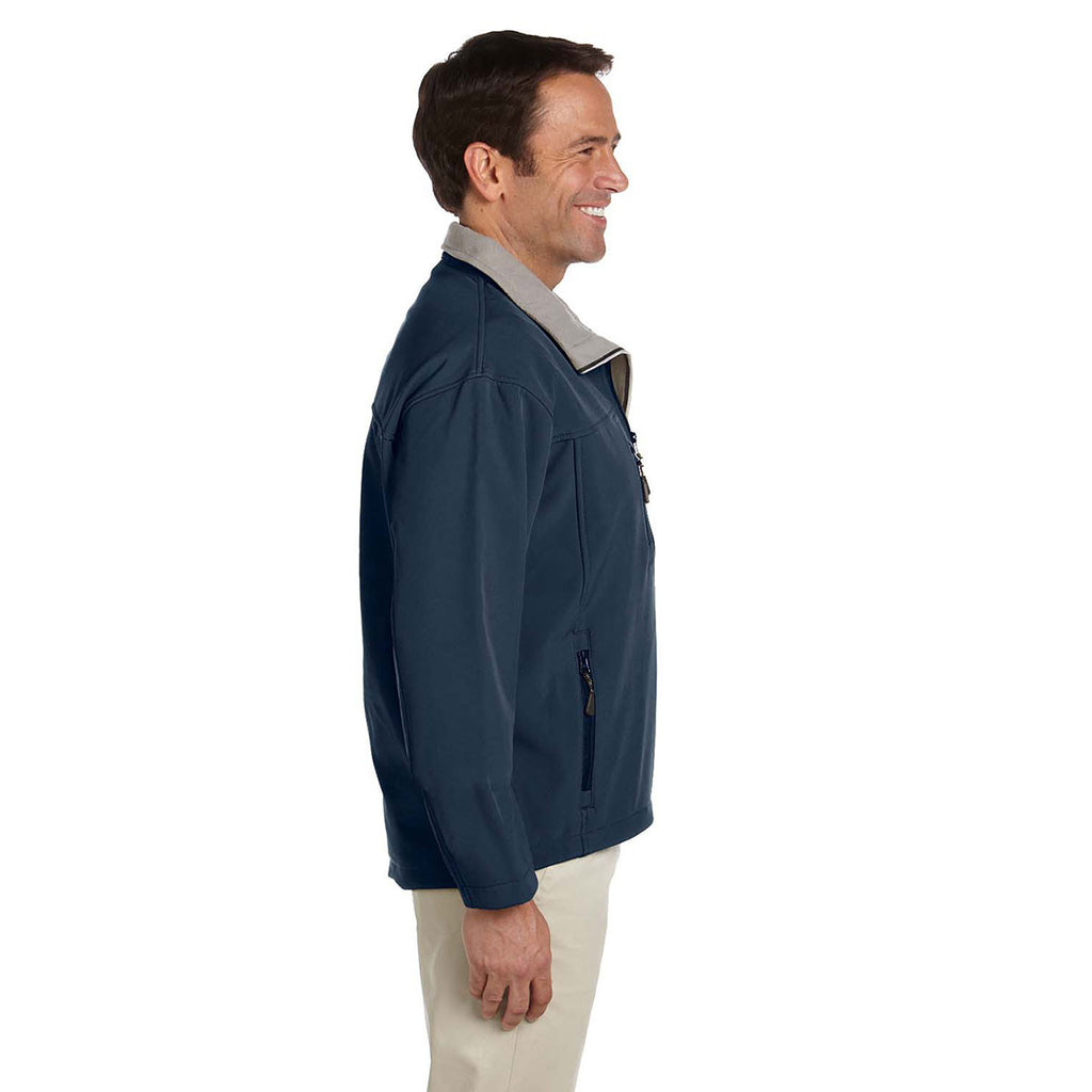 Devon & Jones Men's Navy Soft Shell Jacket