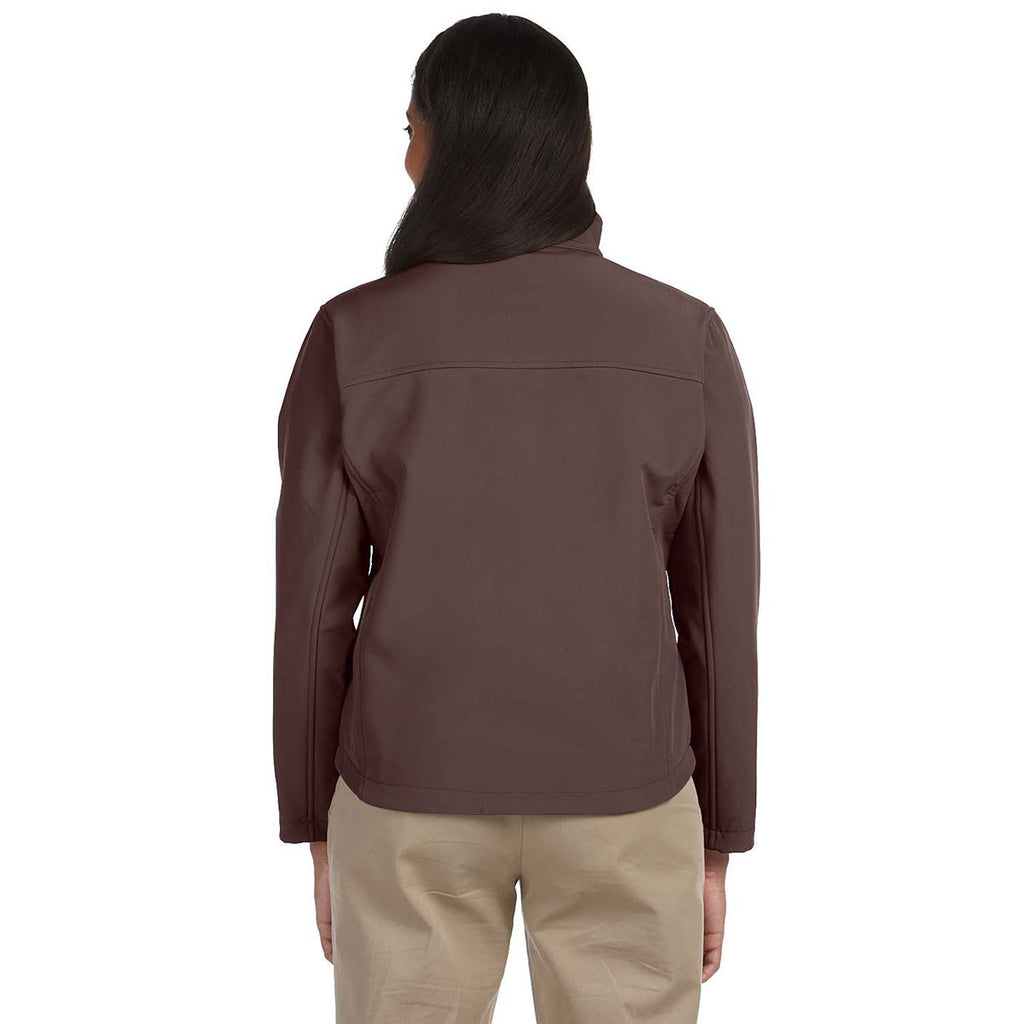 Devon & Jones Women's Brown Soft Shell Jacket