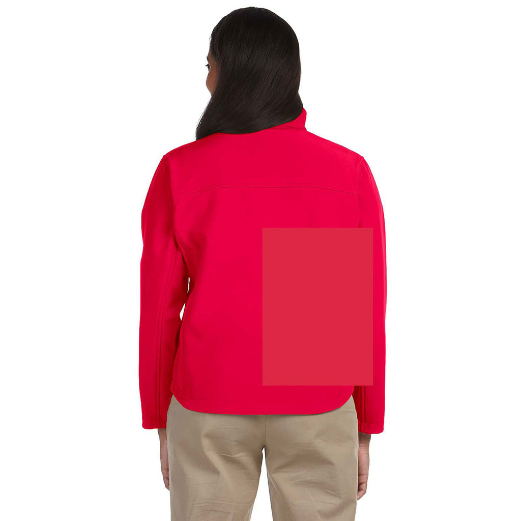Devon & Jones Women's Red Soft Shell Jacket